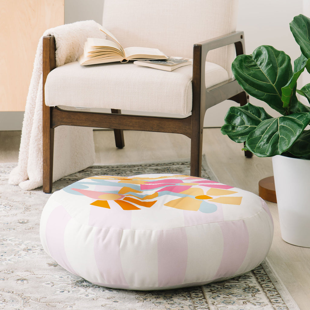 Mirimo Pastel Bunch Floor Pillow Round