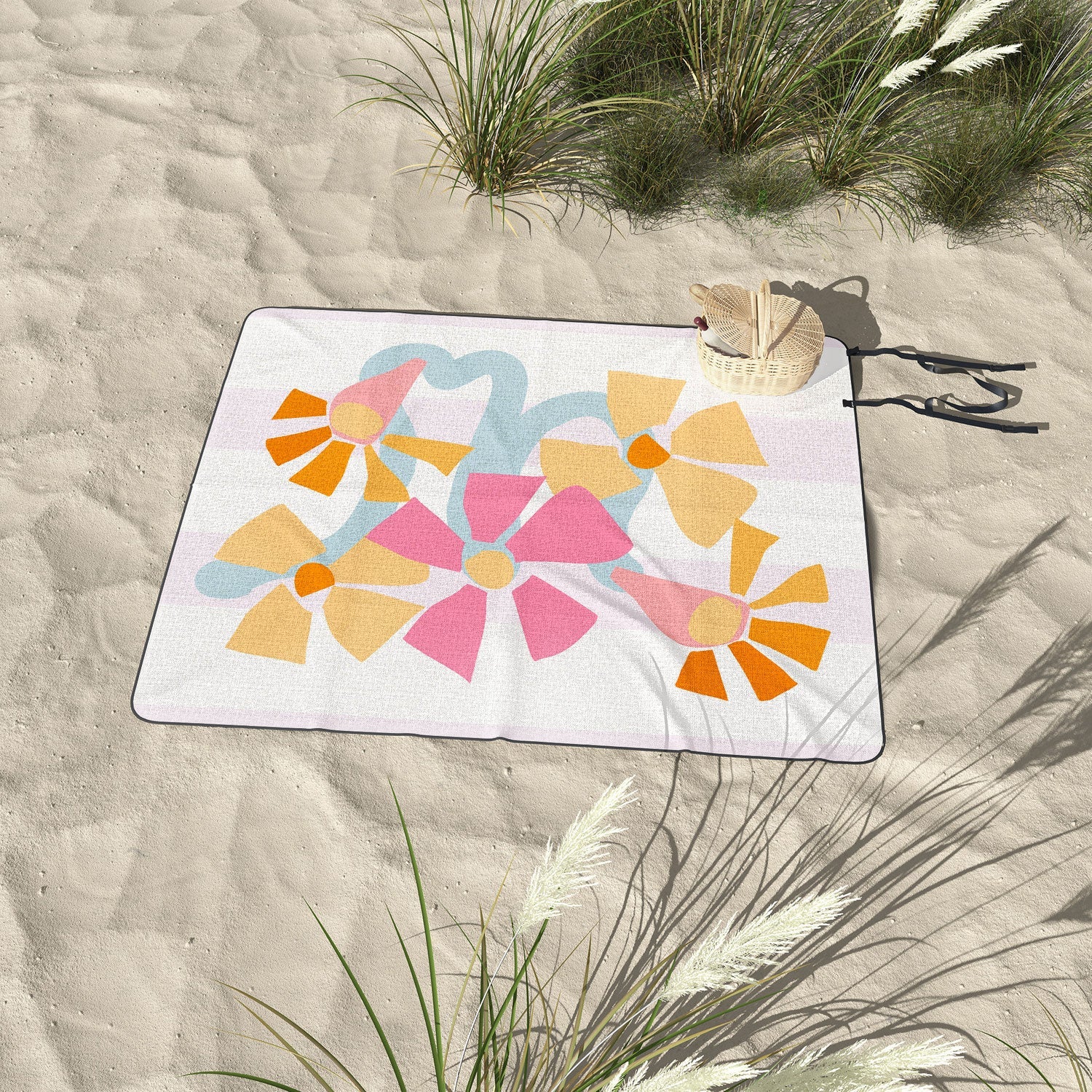 Mirimo Pastel Bunch Picnic Blanket