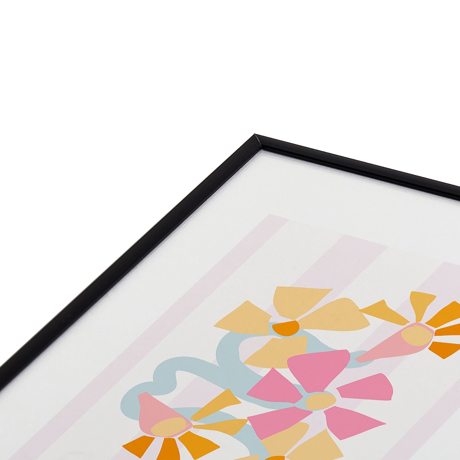Mirimo Pastel Bunch Metal Framed Art Print