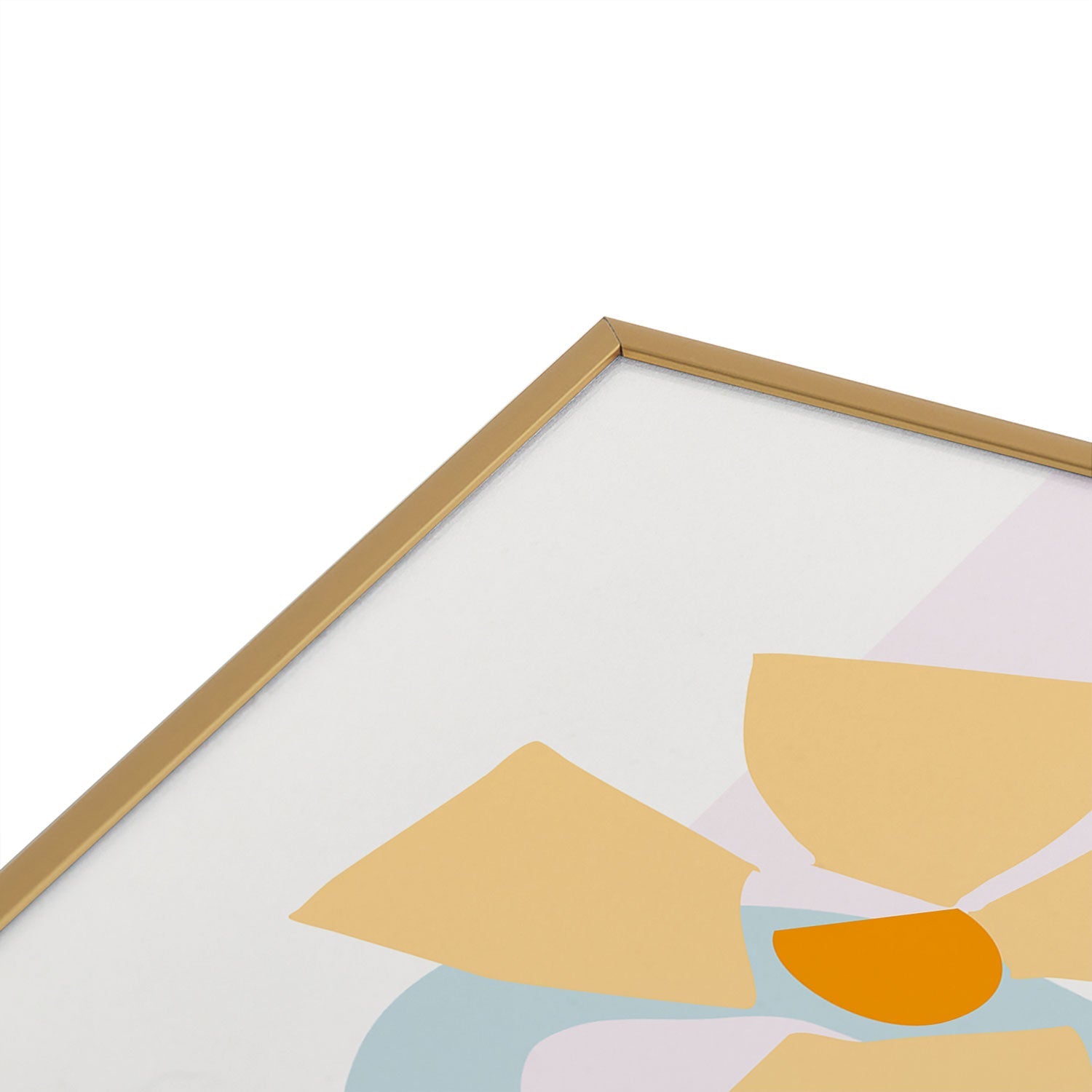 Mirimo Pastel Bunch Square Metal Framed Art Print