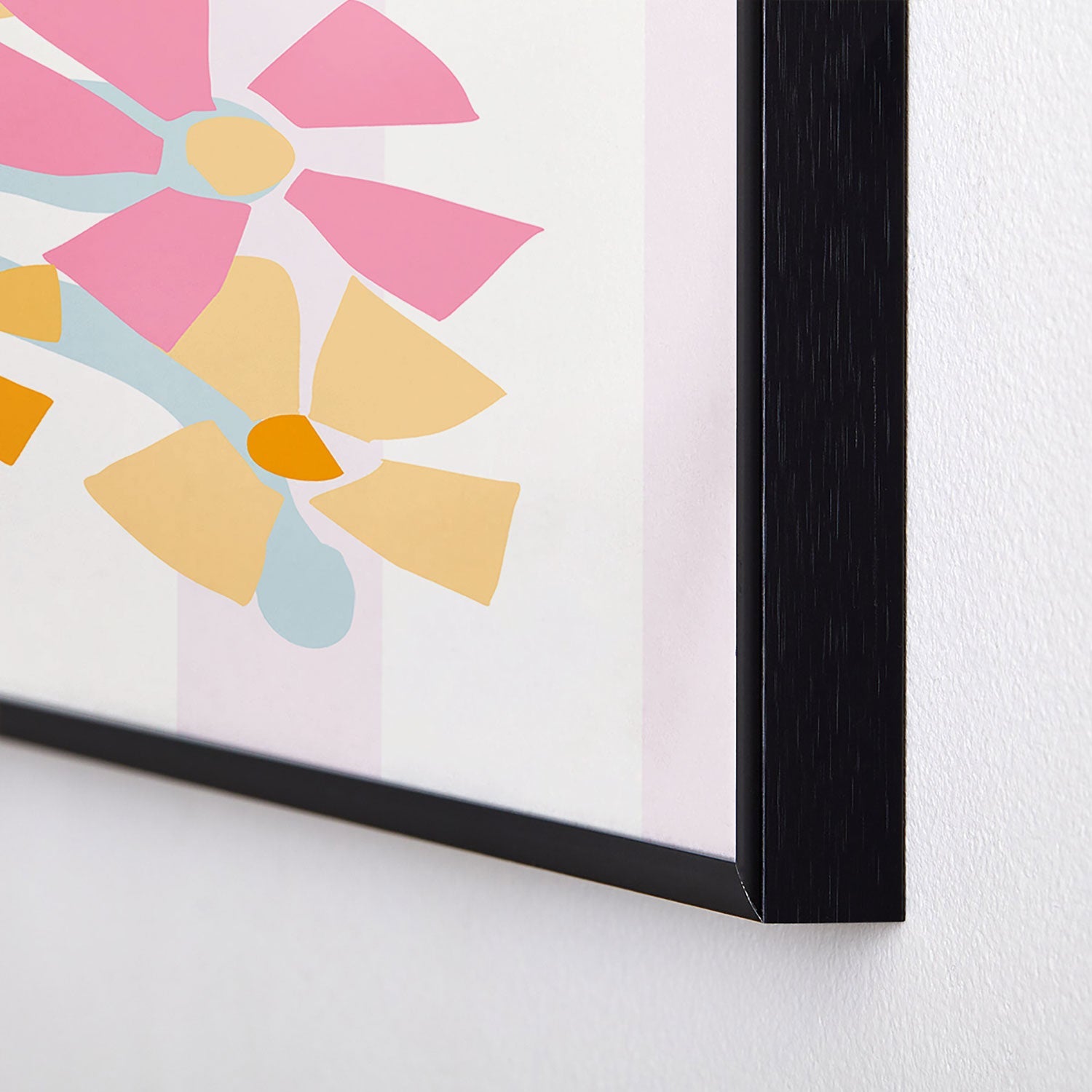 Mirimo Pastel Bunch Square Metal Framed Art Print