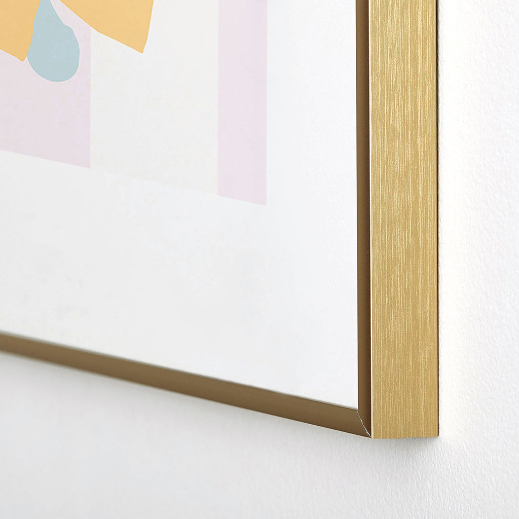 Mirimo Pastel Bunch Metal Framed Art Print