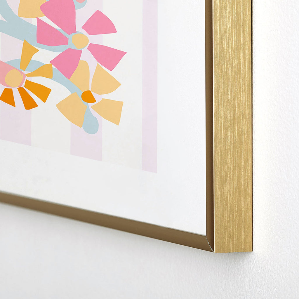 Mirimo Pastel Bunch Metal Framed Art Print