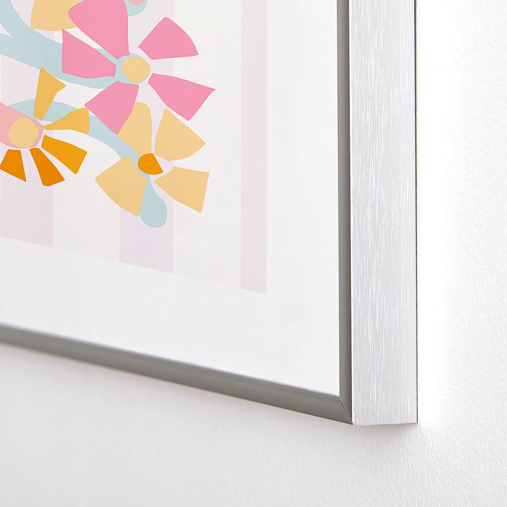 Mirimo Pastel Bunch Metal Framed Art Print