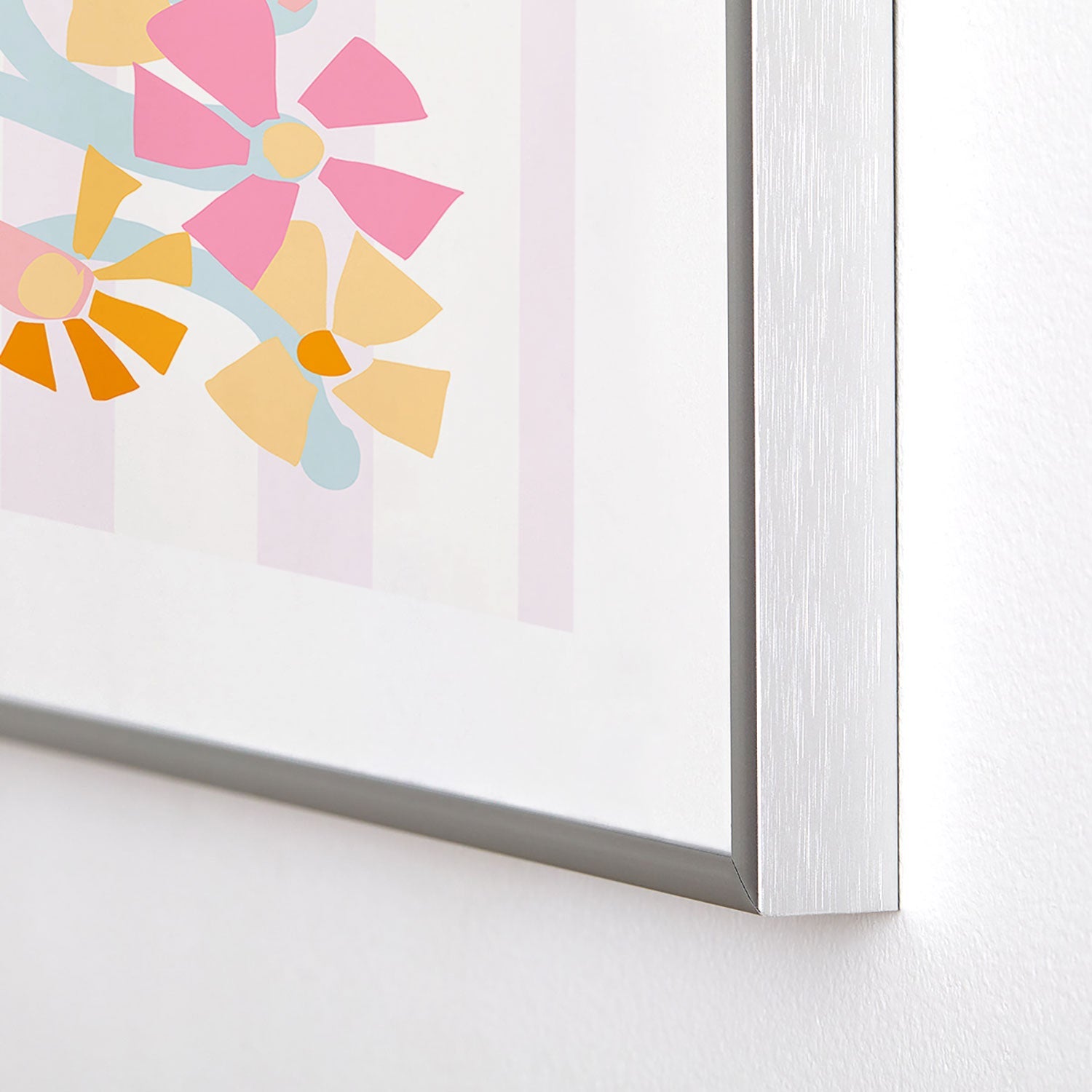 Mirimo Pastel Bunch Metal Framed Art Print