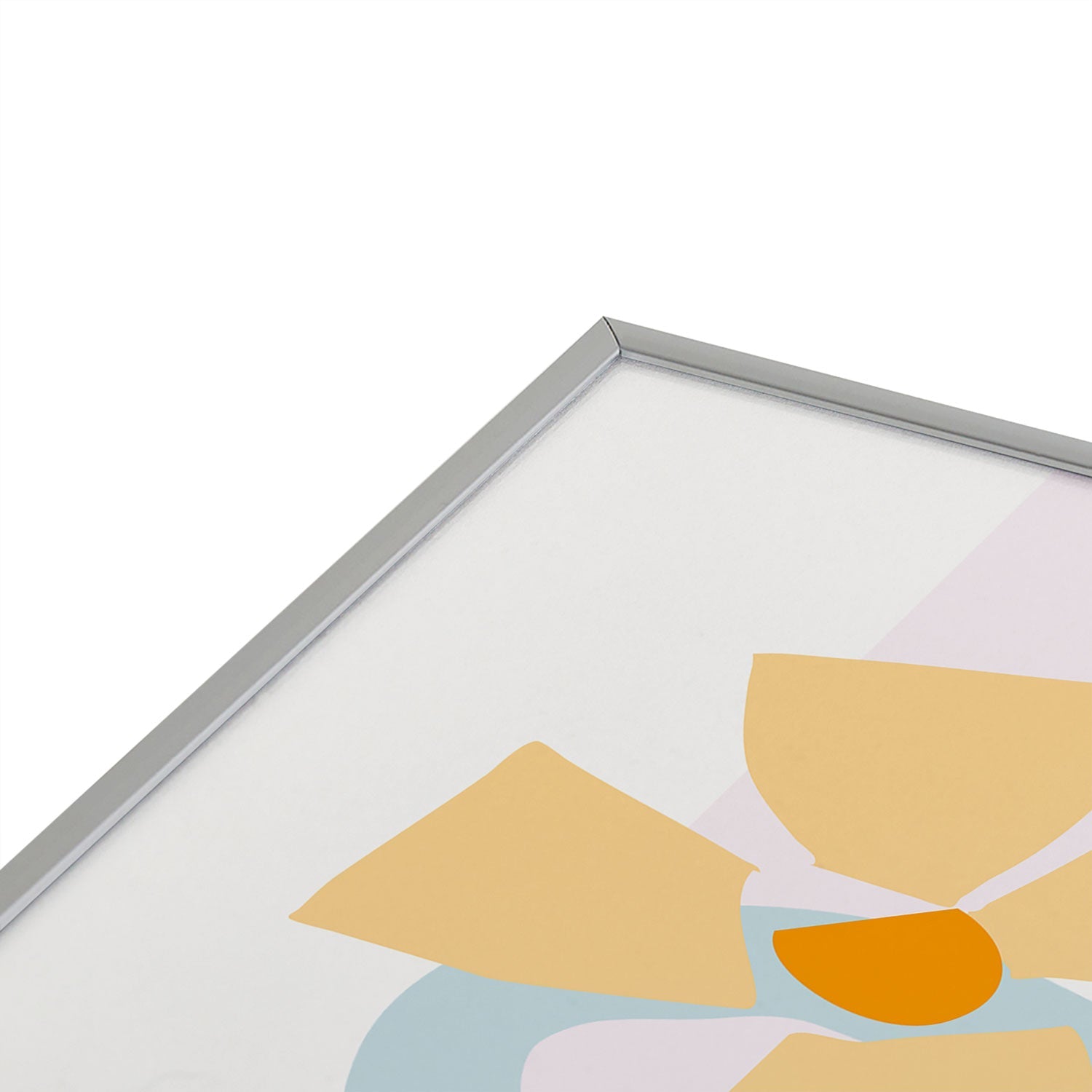 Mirimo Pastel Bunch Square Metal Framed Art Print