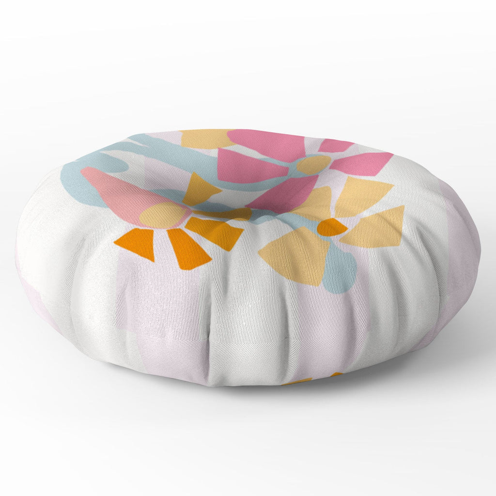 Mirimo Pastel Bunch Floor Pillow Round