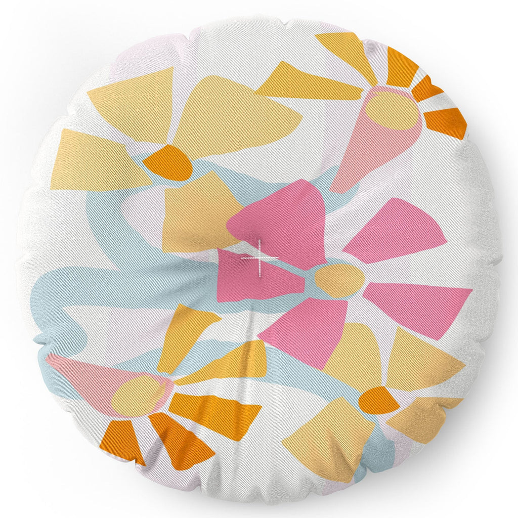 Mirimo Pastel Bunch Floor Pillow Round
