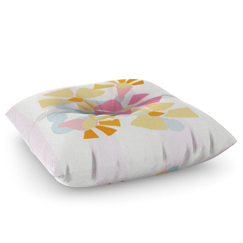 Mirimo Pastel Bunch Floor Pillow Square