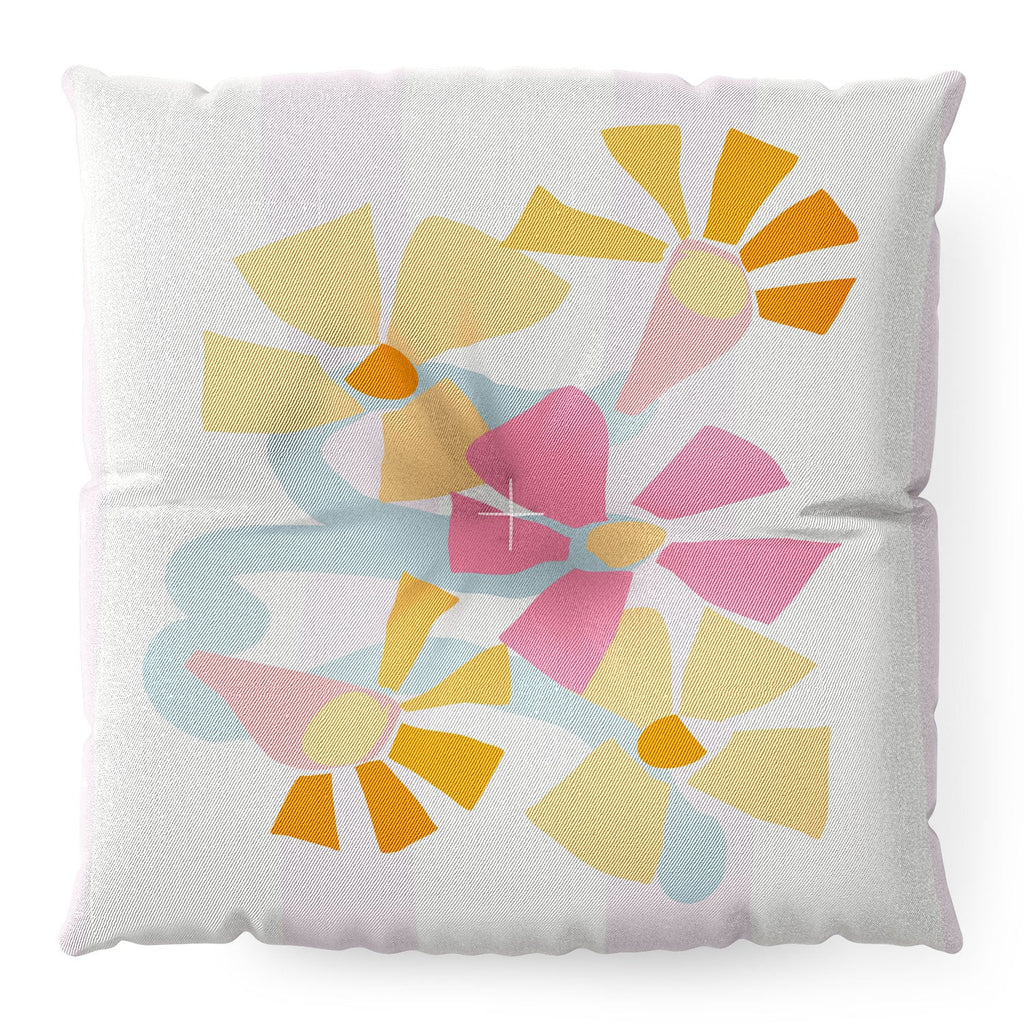 Mirimo Pastel Bunch Floor Pillow Square