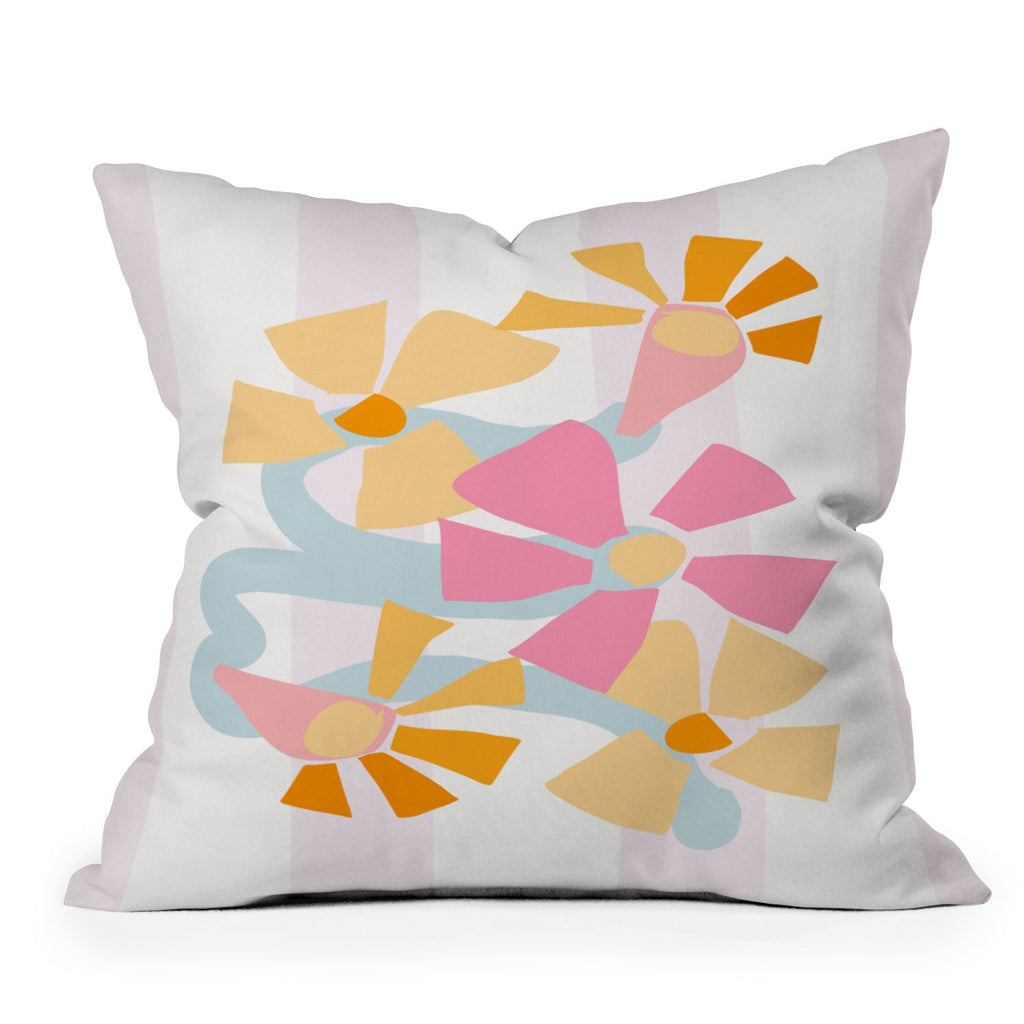 Mirimo Pastel Bunch Outdoor Throw Pillow