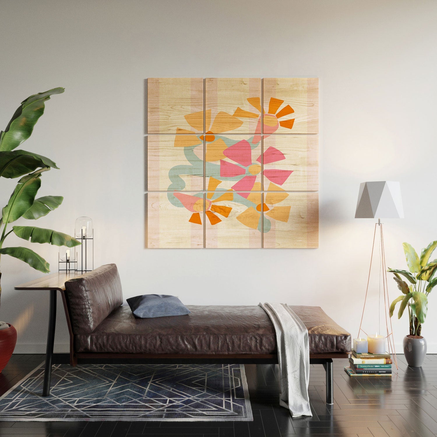 Mirimo Pastel Bunch Wood Wall Mural