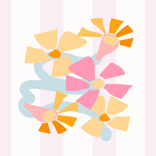 Mirimo Pastel Bunch Shower Curtain
