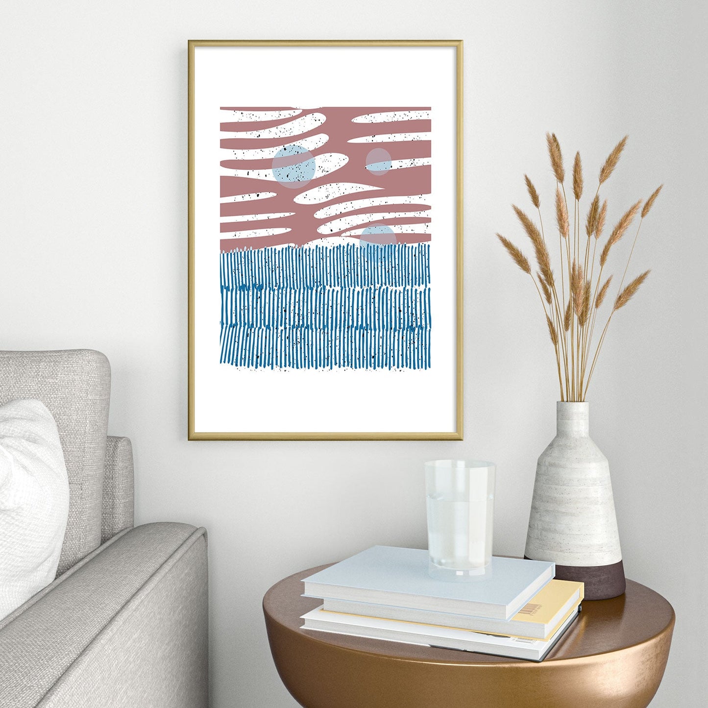 Mirimo Shore Mood Metal Framed Art Print
