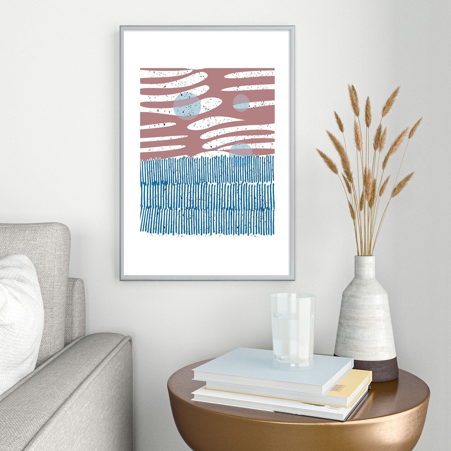 Mirimo Shore Mood Metal Framed Art Print