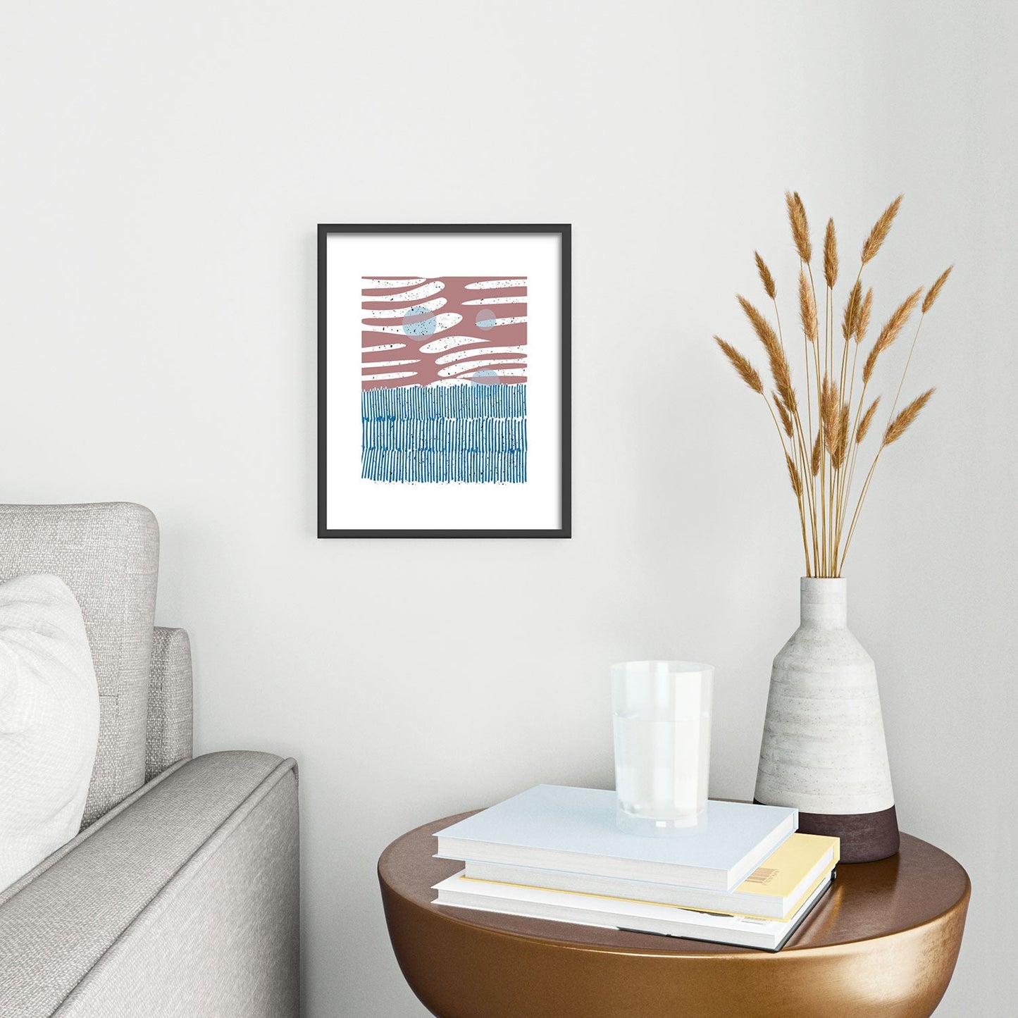 Mirimo Shore Mood Metal Framed Art Print