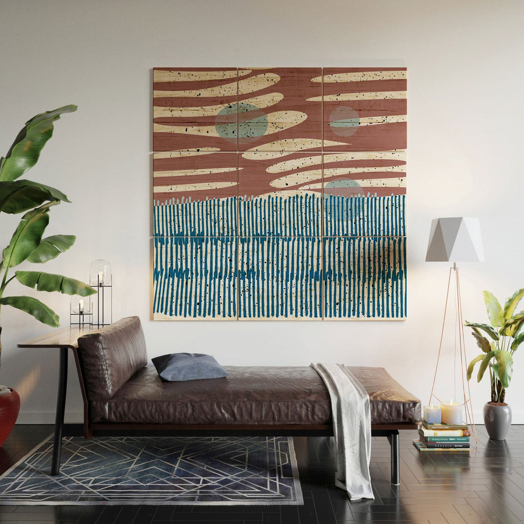 Mirimo Shore Mood Wood Wall Mural