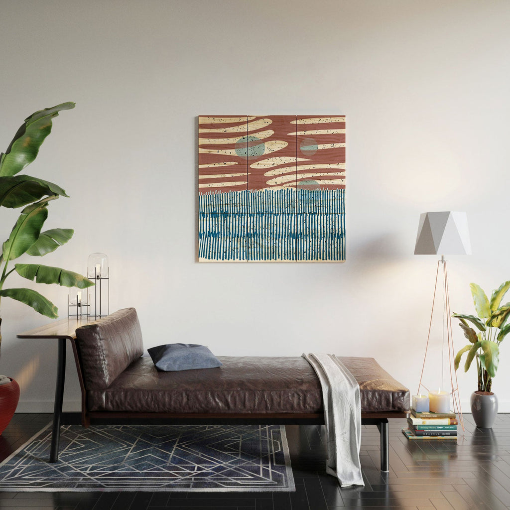 Mirimo Shore Mood Wood Wall Mural