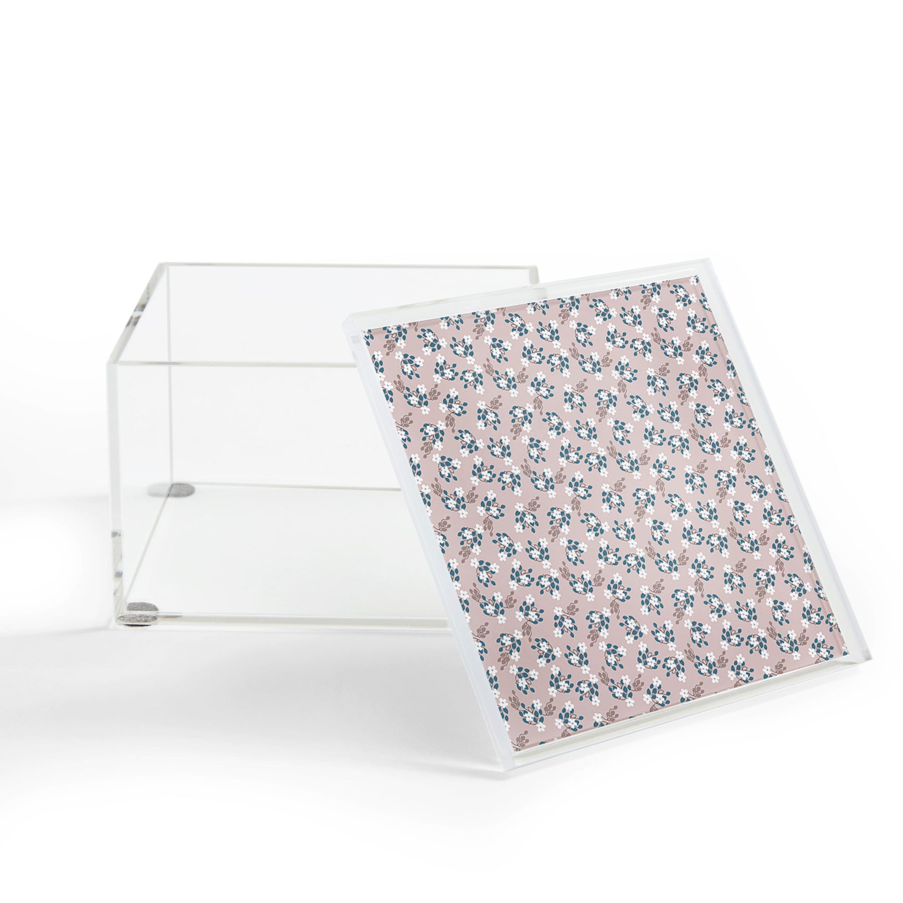 Mirimo Tiny White Flowers Acrylic Box