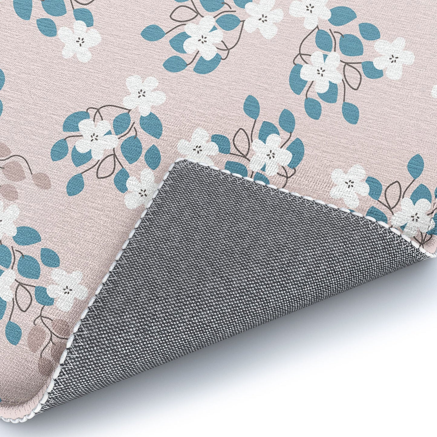 Mirimo Tiny White Flowers Area Rug