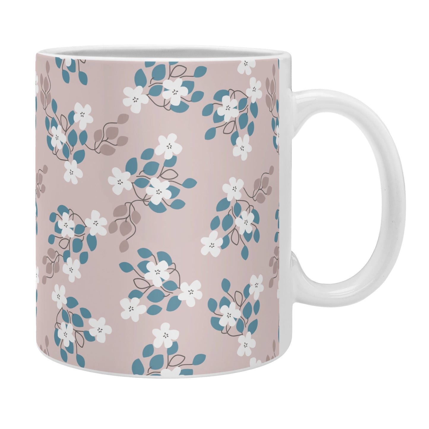 Mirimo Tiny White Flowers Coffee Mug