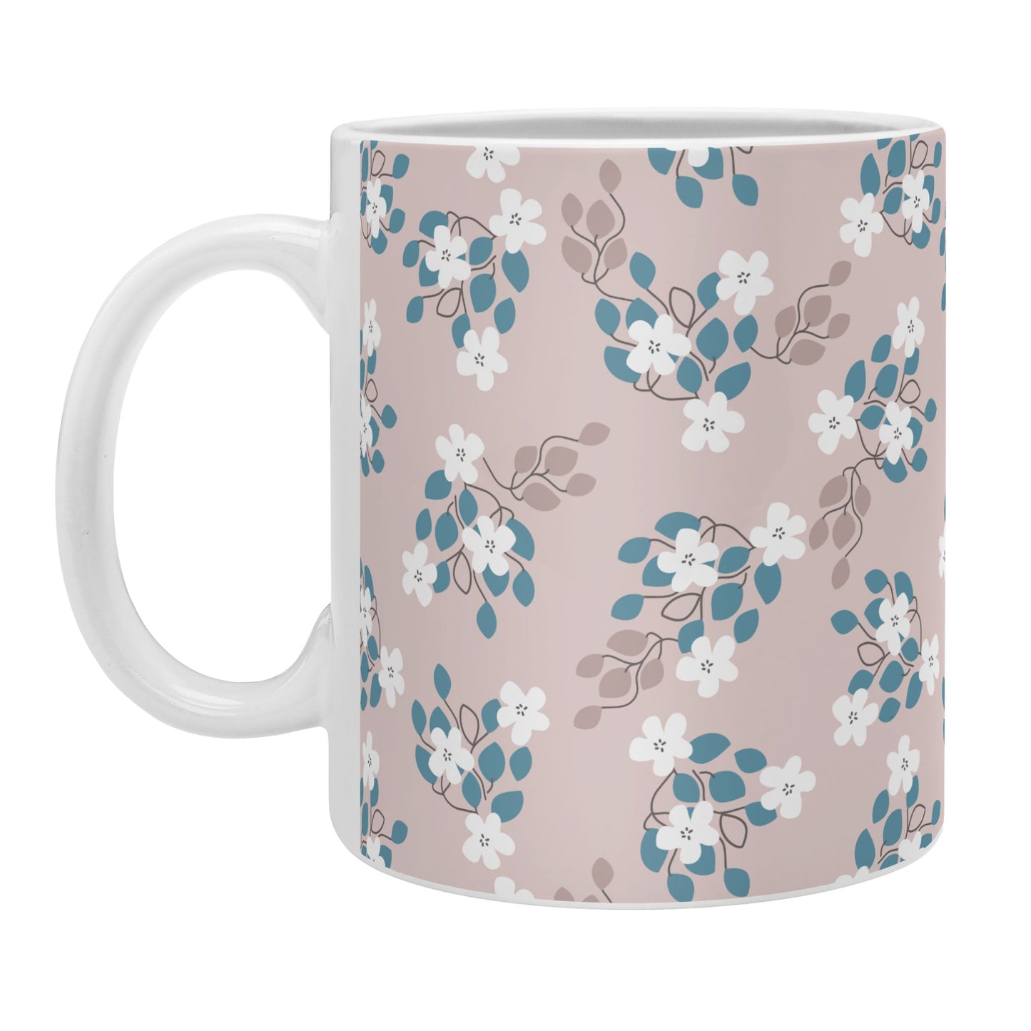 Mirimo Tiny White Flowers Coffee Mug