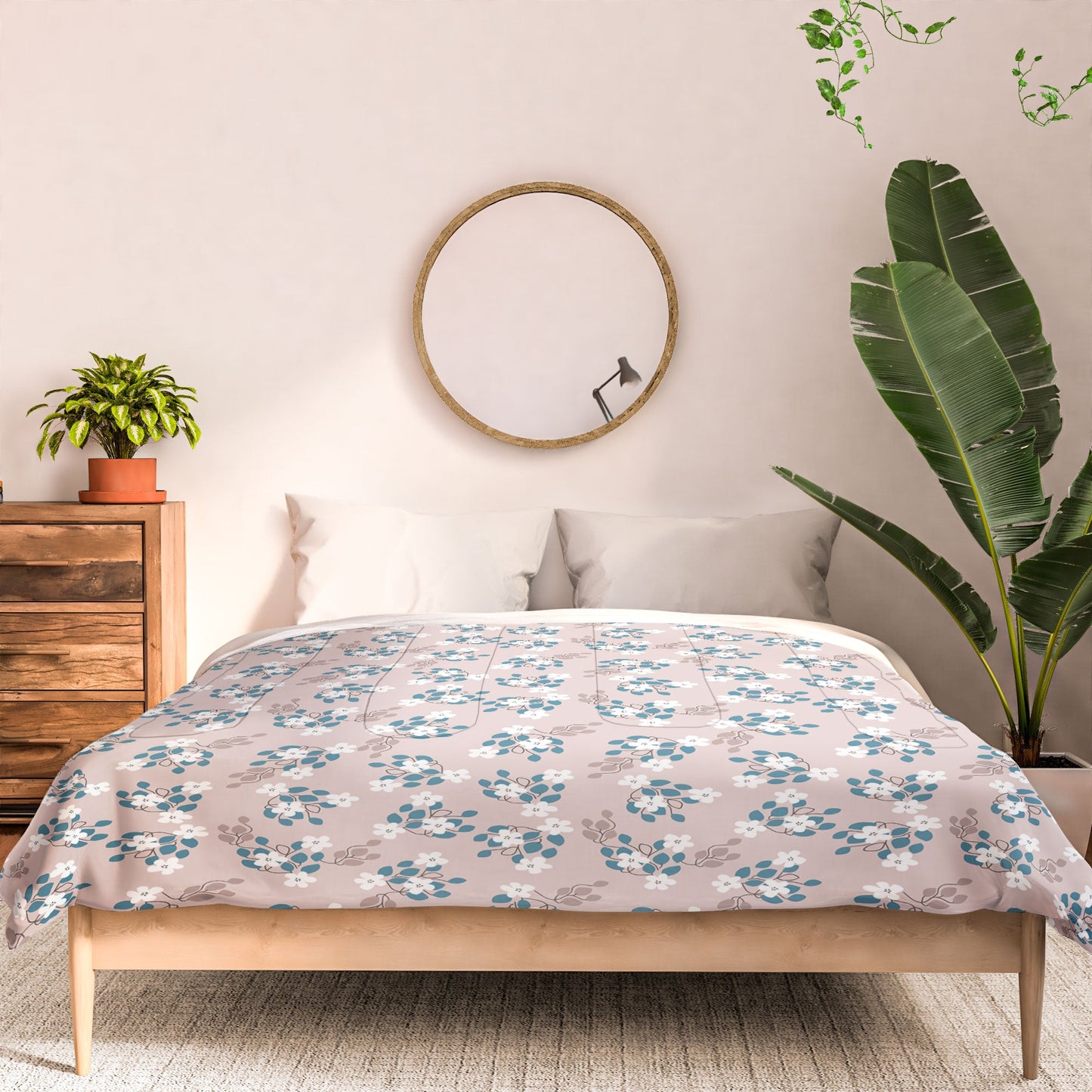 Mirimo Tiny White Flowers Comforter