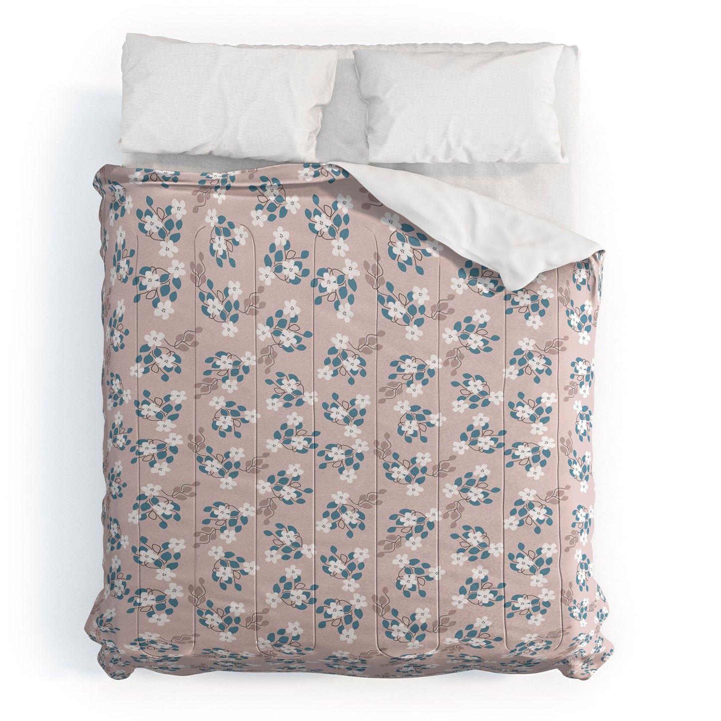 Mirimo Tiny White Flowers Comforter