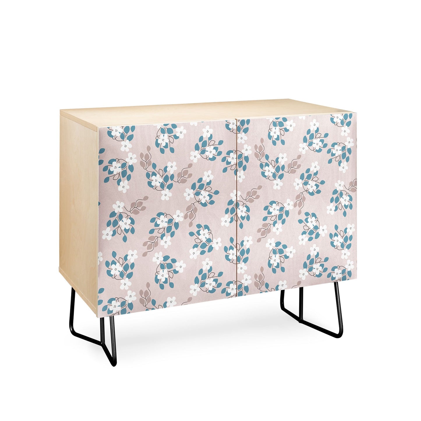 Mirimo Tiny White Flowers Credenza