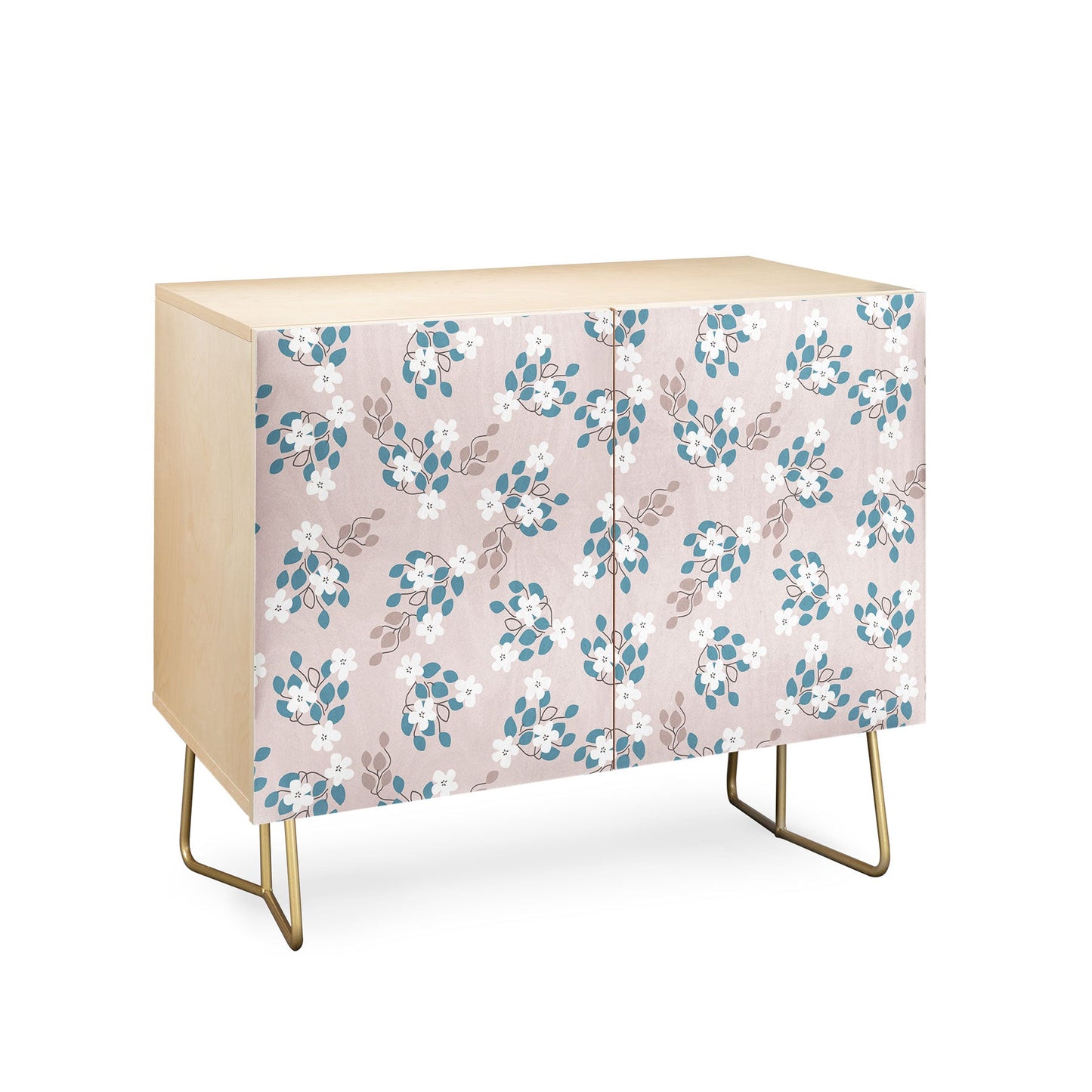 Mirimo Tiny White Flowers Credenza