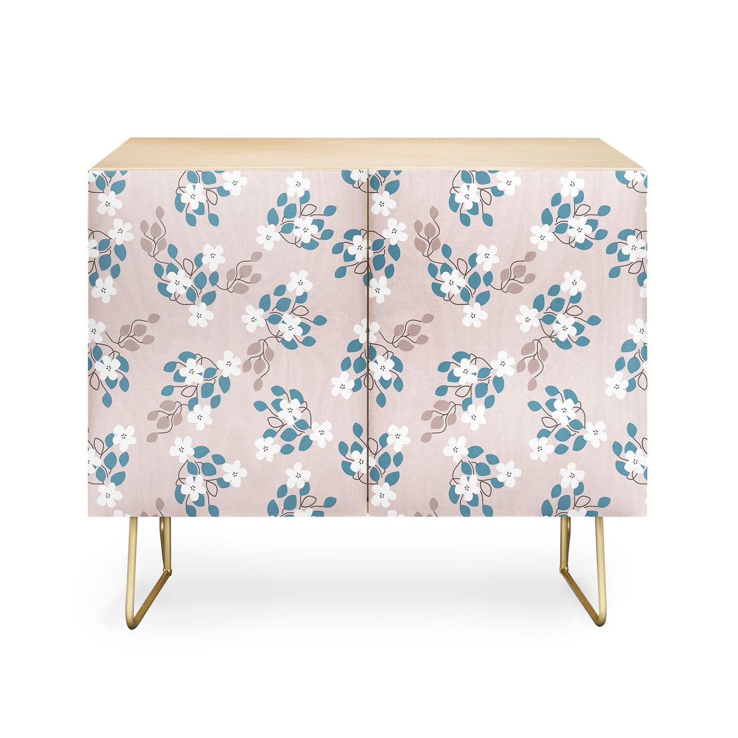 Mirimo Tiny White Flowers Credenza