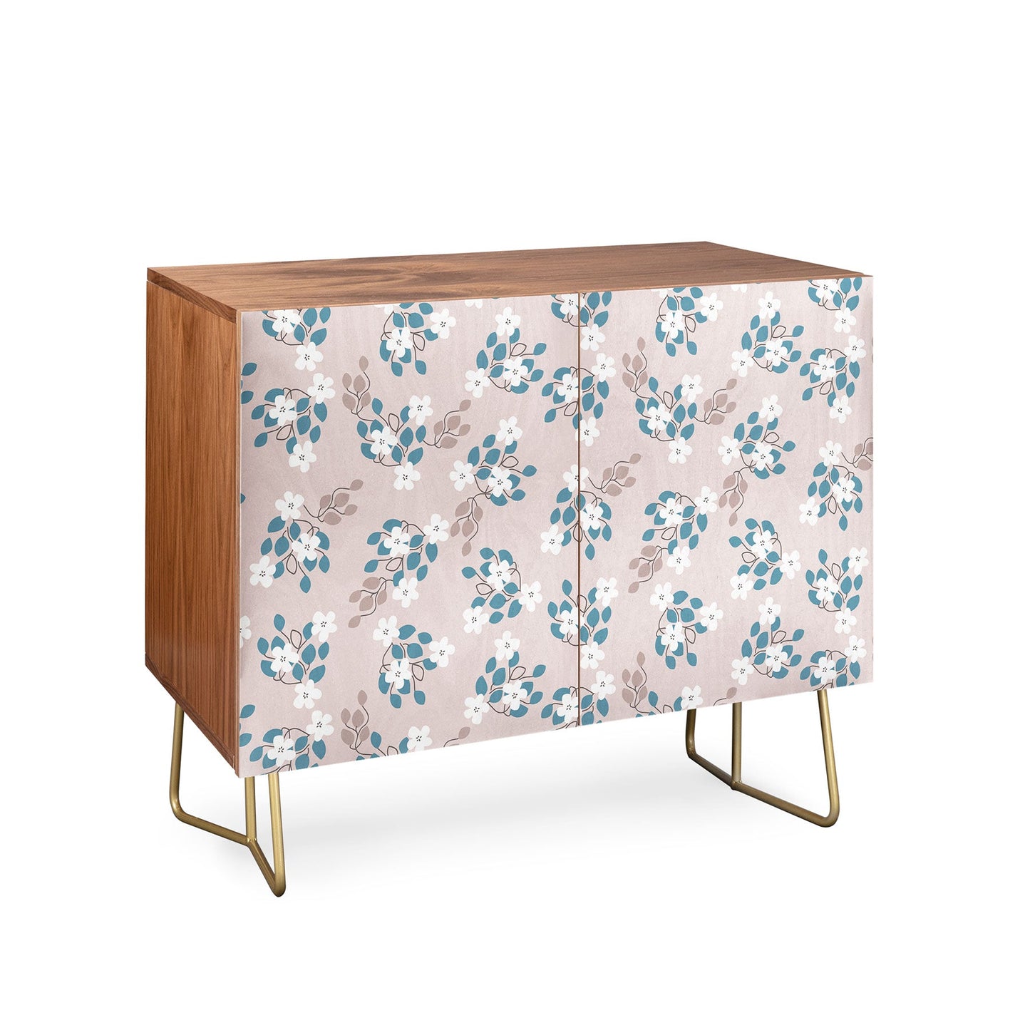 Mirimo Tiny White Flowers Credenza