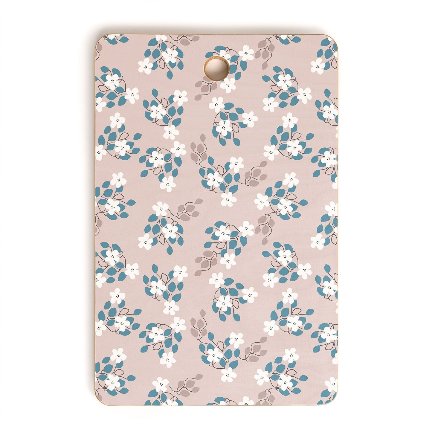 Mirimo Tiny White Flowers Cutting Board Rectangle
