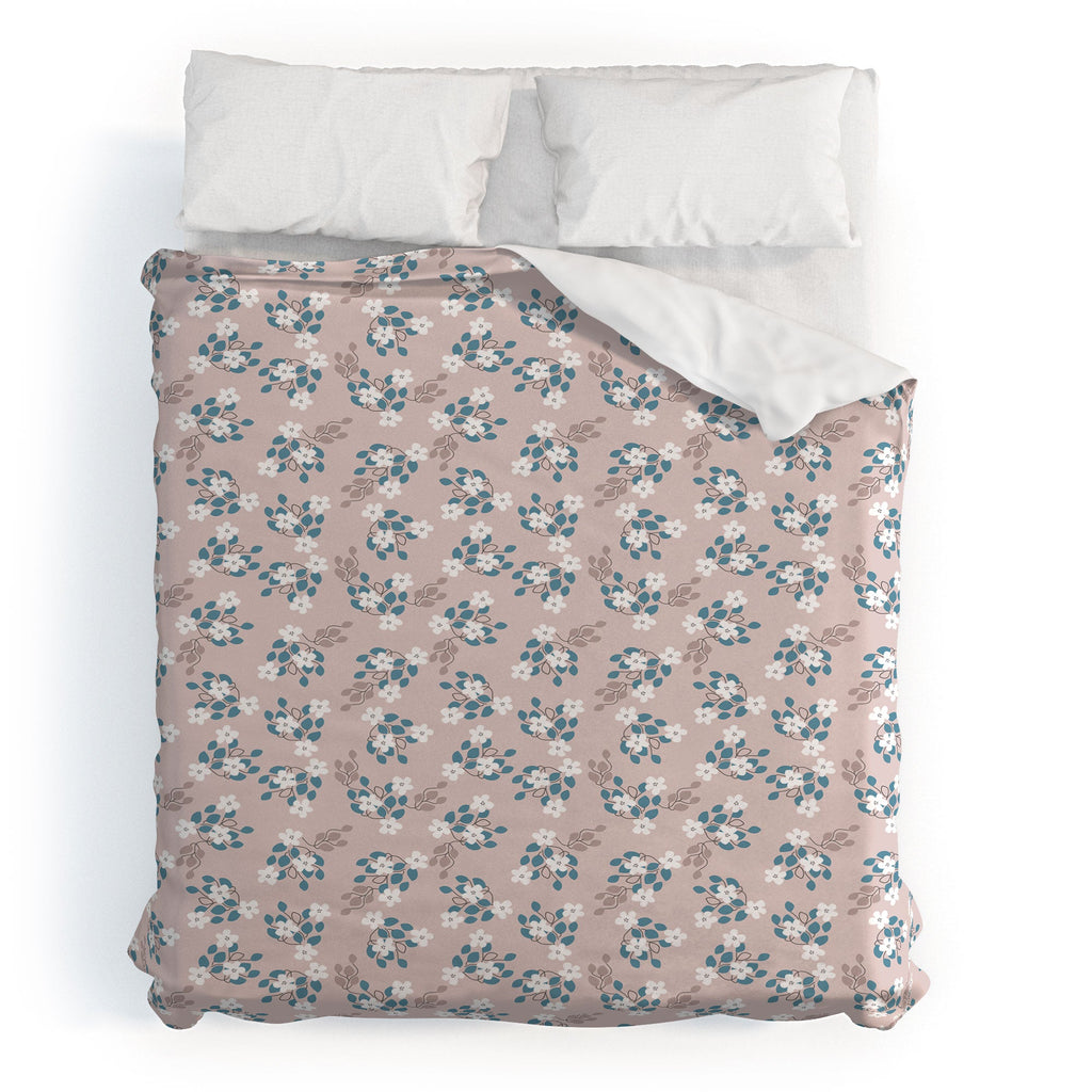 Mirimo Tiny White Flowers Duvet Cover