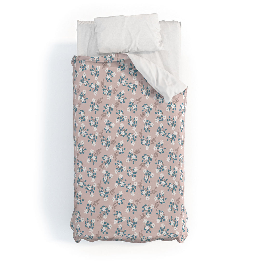 Mirimo Tiny White Flowers Duvet Cover