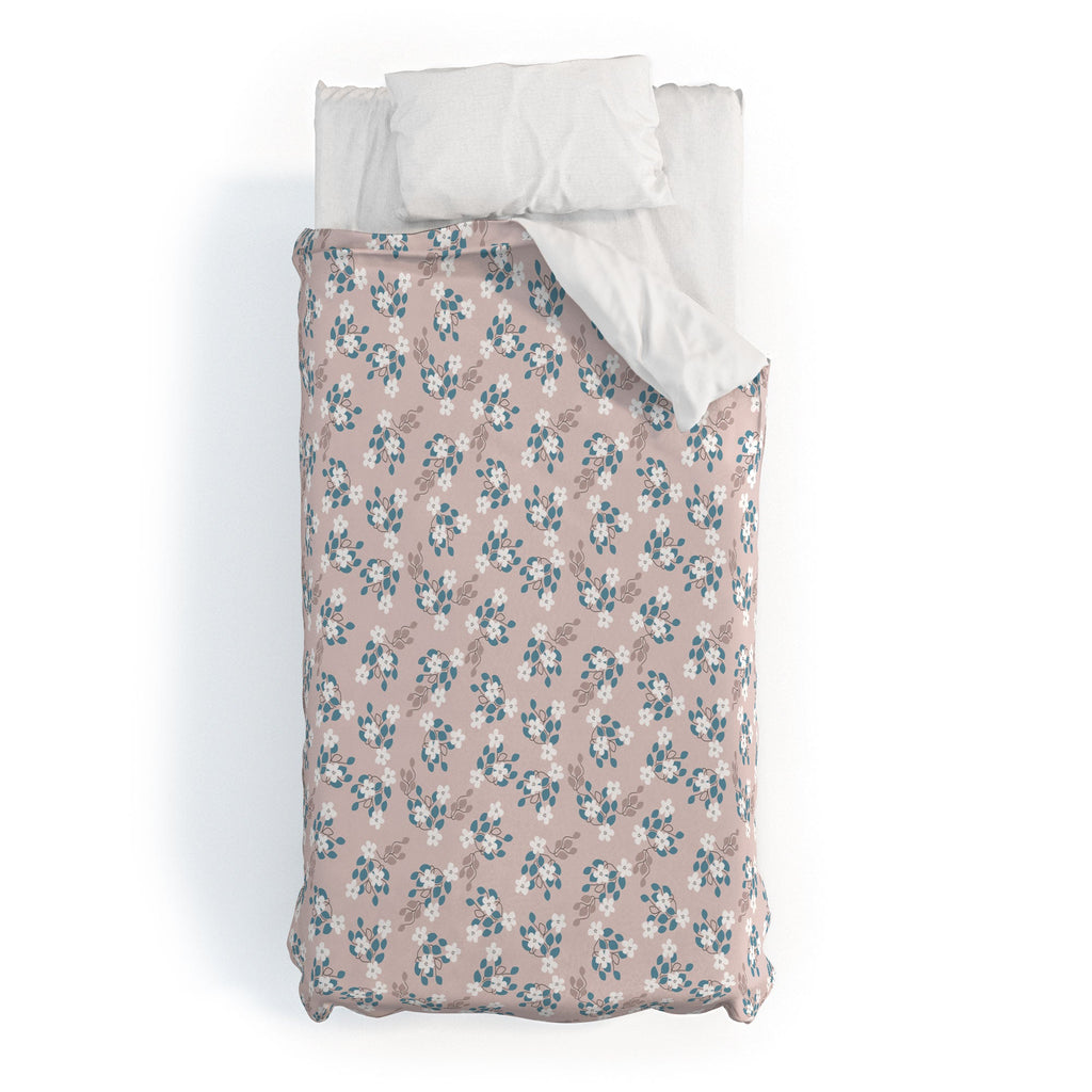 Mirimo Tiny White Flowers Duvet Cover