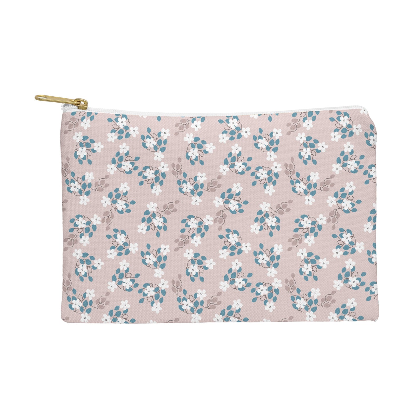 Mirimo Tiny White Flowers Pouch