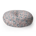 Mirimo Tiny White Flowers Floor Pillow Round