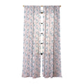 Mirimo Tiny White Flowers Sheer Window Curtain