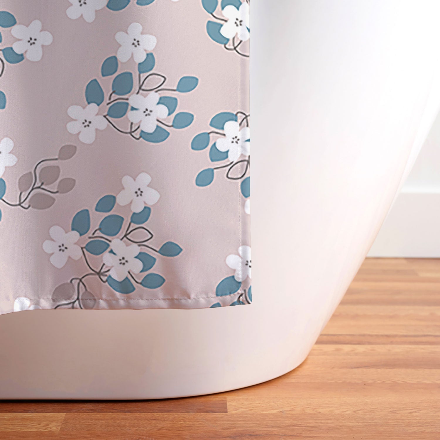 Mirimo Tiny White Flowers Shower Curtain