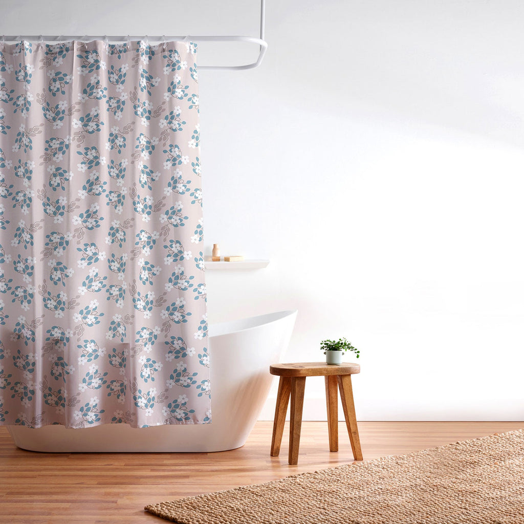 Mirimo Tiny White Flowers Shower Curtain