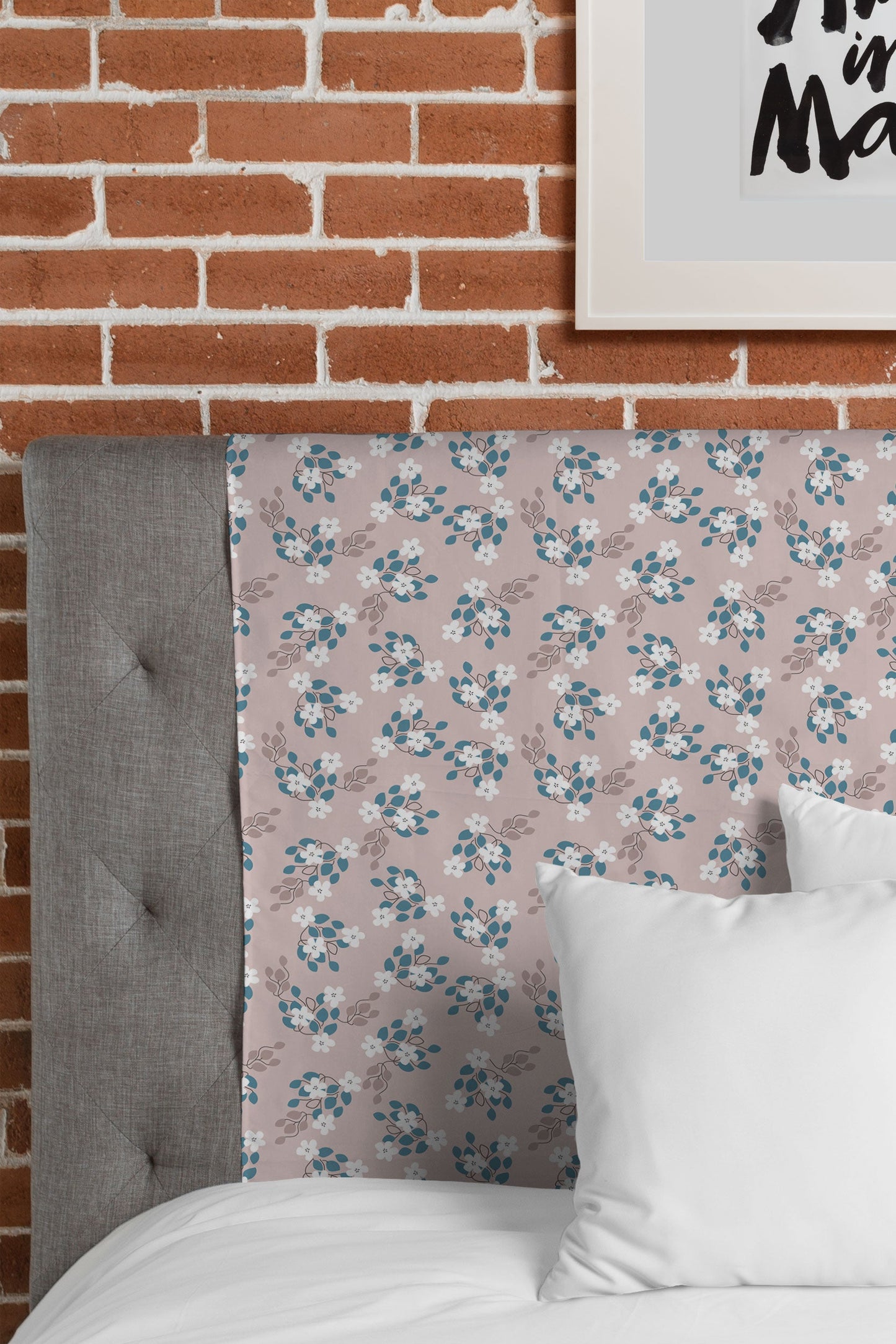 Mirimo Tiny White Flowers Tapestry