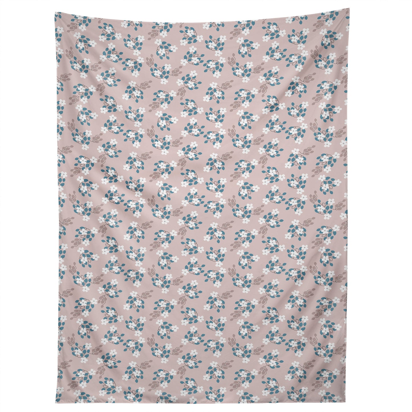 Mirimo Tiny White Flowers Tapestry