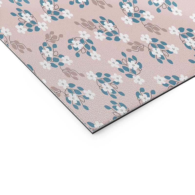 Mirimo Tiny White Flowers Welcome Mat