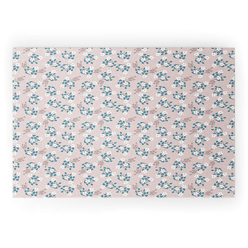 Mirimo Tiny White Flowers Welcome Mat