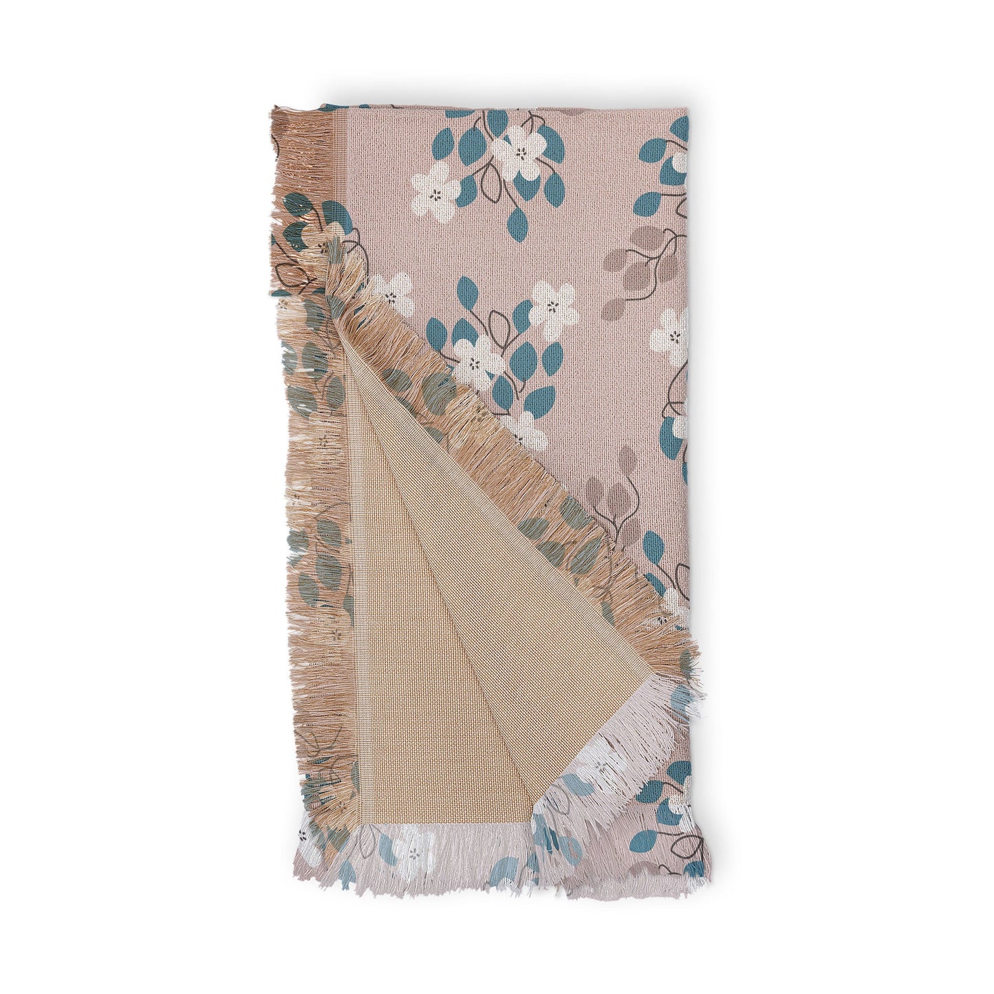 Mirimo Tiny White Flowers Throw Blanket