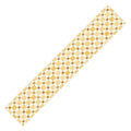 Ninola Design Everyday Artifact Checker Mosaic Tiles Geometry Yellow Table Runner