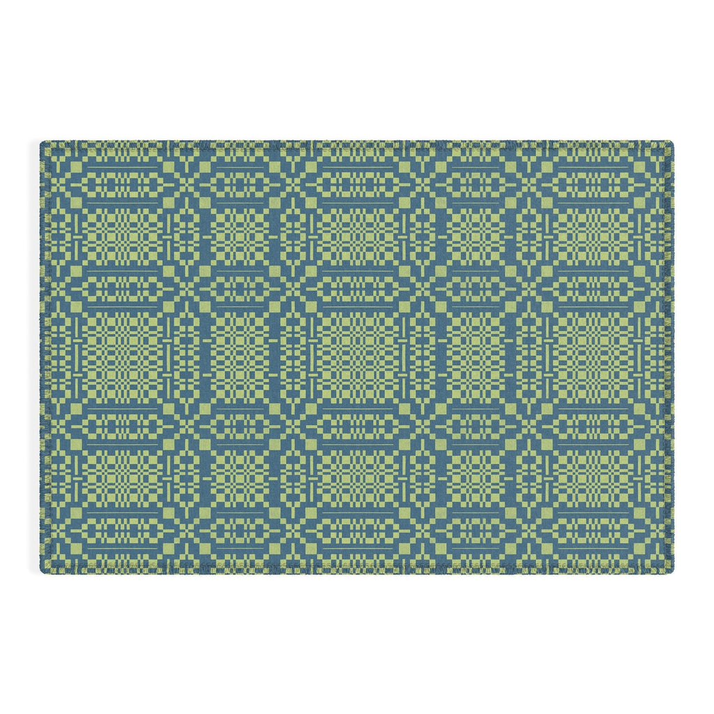 Marta Barragan Camarasa Nostalgic Grid Design Outdoor Rug