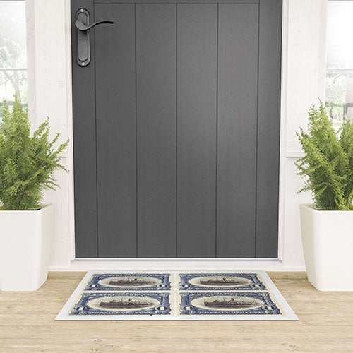 DENY Designs 1901 1c Fast Lake Navigation Stamps Welcome Mat