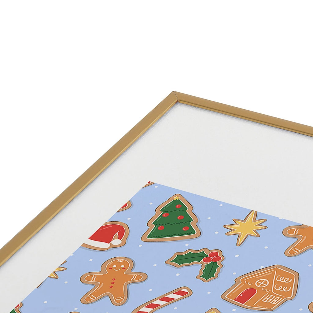 Love_Ryming Christmas Cookies Metal Framed Art Print